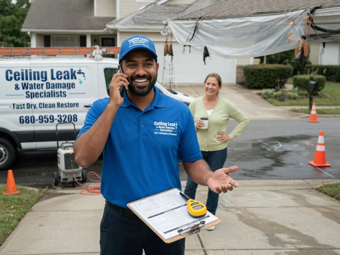 Ceiling Leak Cleanup Tazewell, VA FAQs